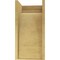Ekena Millwork 11"W x 11"D x 22"H Wide Olympic Rough Cedar Woodgrain TimberThane Corbel, Primed Tan CORUR11X11X22OLYRCPR - alternate 2
